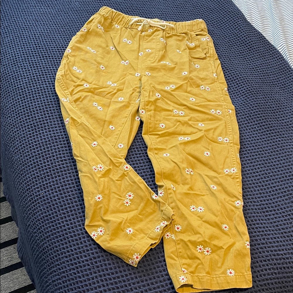 MADEWELL Daisy Embroidered Drawstring Pants